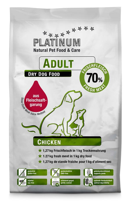 Platinum - adult chicken hundfoder 1,5kg