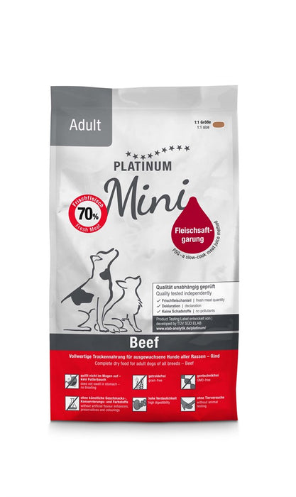 Platinum - mini adult beef+potato 900 g