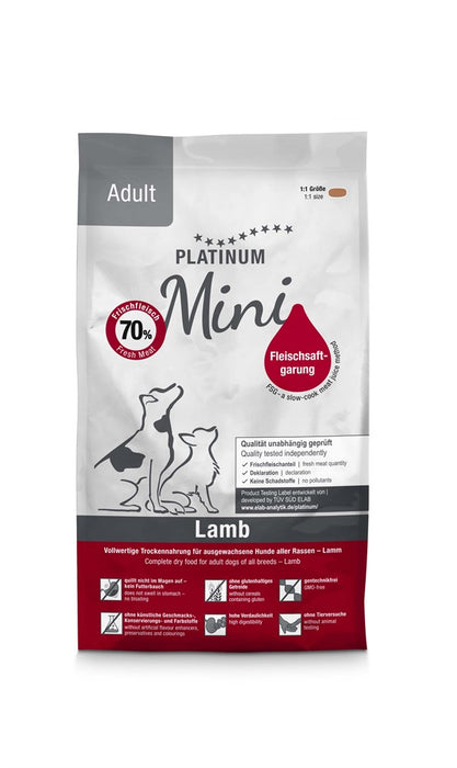 Platinum - mini adult lamb+rice 900 g