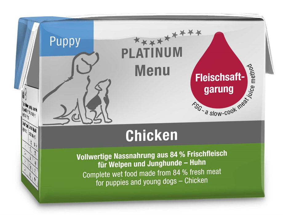 Platinum - menu puppy chicken våtfoder 90g