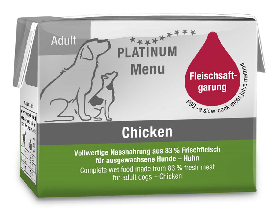 Platinum - menu chicken våtfoder 90g - hundfoder