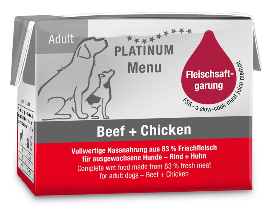 Platinum - menu beef + chicken våtfoder 90g