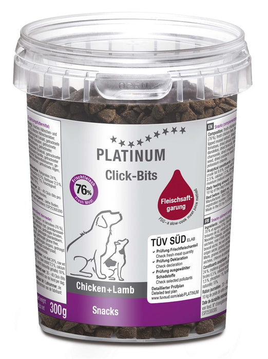 Platinum - click-bits kyckling + lamm snacks 300g