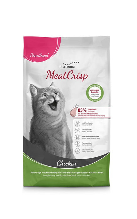 Platinum - cat meatcrisp sterilised chicken 1,5 kg