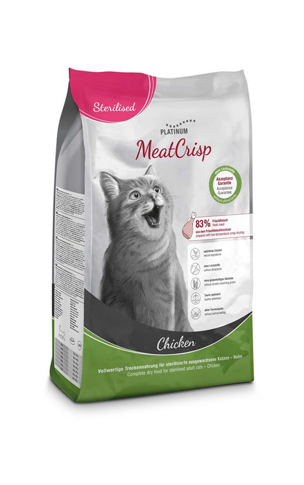 Platinum - cat meatcrisp sterilised chicken 1,5 kg