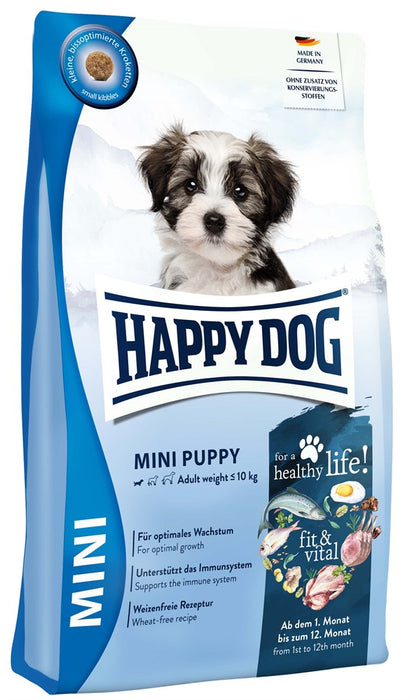 HappyDog - f&v mini puppy helfoder 4kg - hundmat