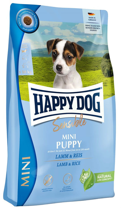 HappyDog - sensible mini puppy helfoder lamm 800g