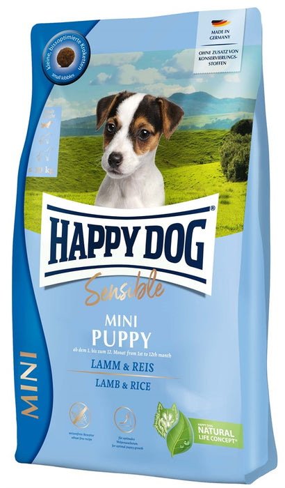 HappyDog - sensible mini puppy helfoder lamm 800g