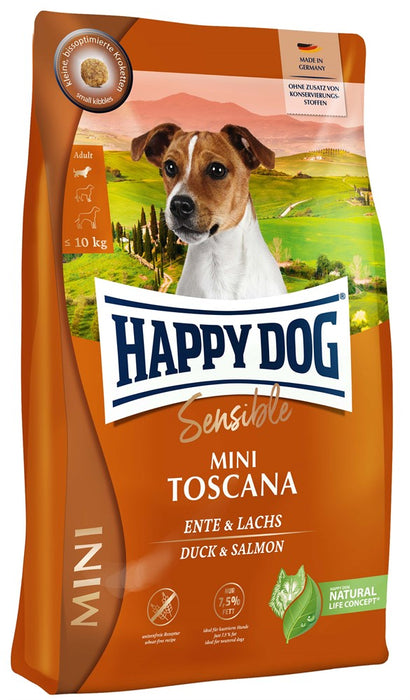 HappyDog - sens mini toscana 10kg - hundfoder