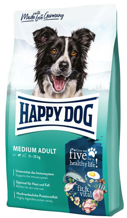 HappyDog - fit & vital medium adult 12kg