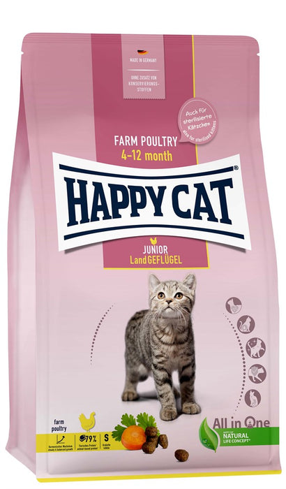 HappyCat - junior fågel foder 1,3kg