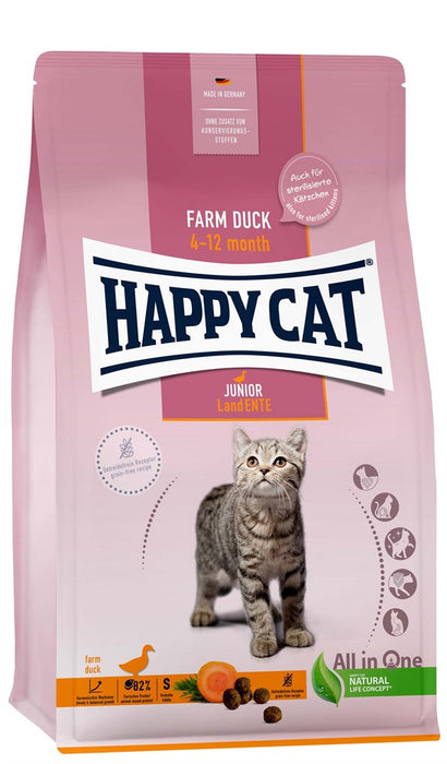 HappyCat - junior grainfree anka 300g