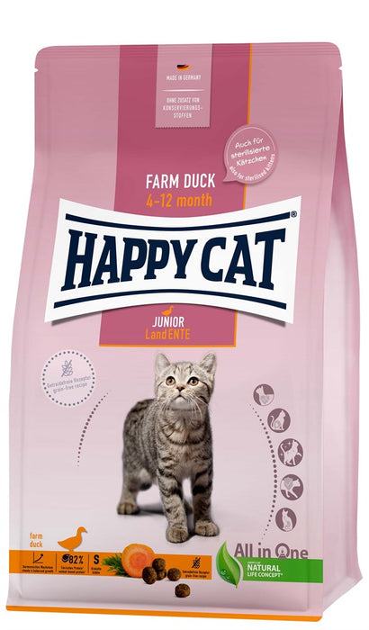 HappyCat - junior grainfree anka 300g