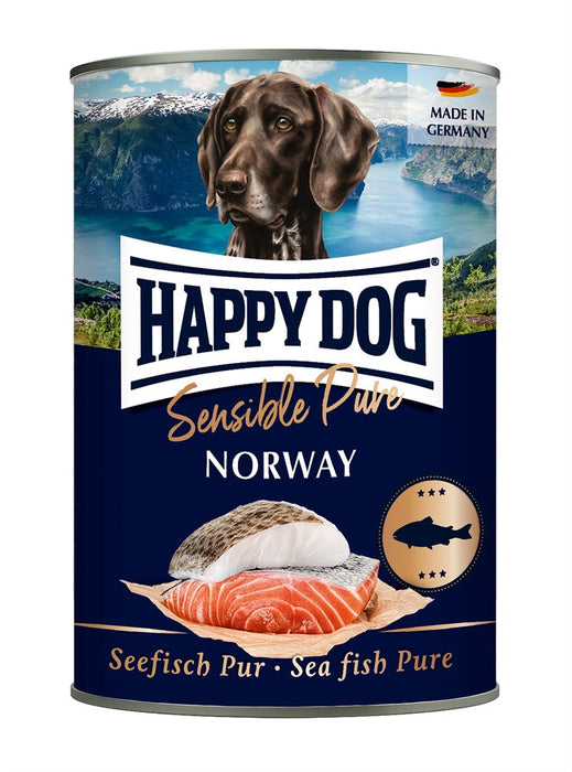 HappyDog - konserv, norway, 100% havsfisk 400 g