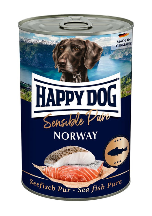 HappyDog - konserv, norway, 100% havsfisk 400 g