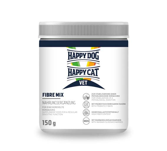 HappyDog - /happycat - fibre mix 150g - kosttillskott för matsmältning