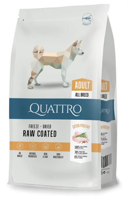 Quattro - all breed with poultry, adult 12kg