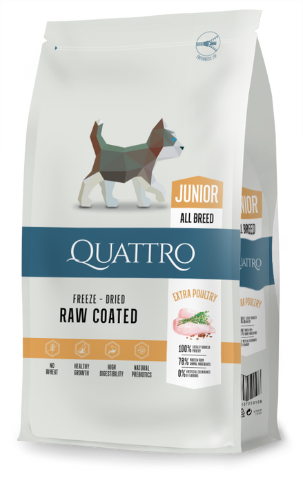 Quattro - all breed with poultry, junior 7kg