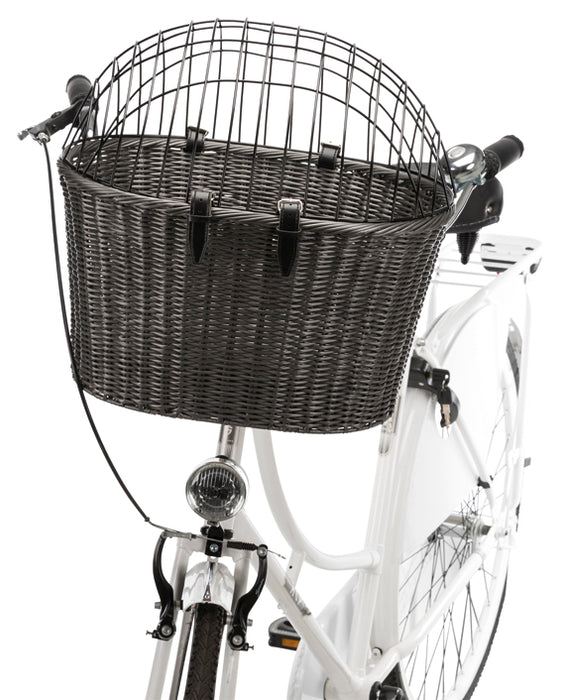 TRIXIE - cykelkorg hundar galler antracit 44×h34×41cm