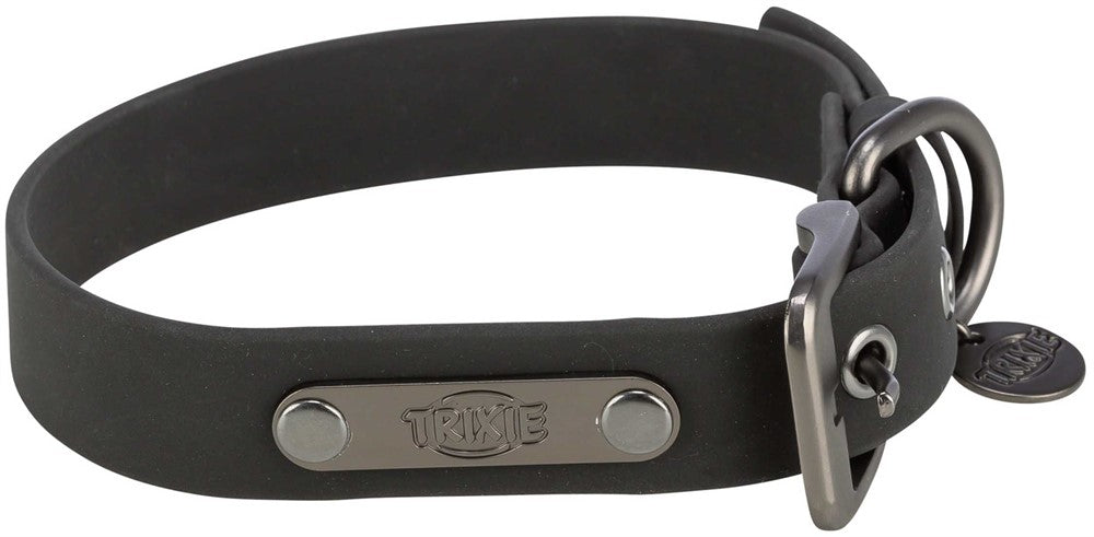 TRIXIE - citystyle halsband pvc svart m 35-42cm 20mm - halsband