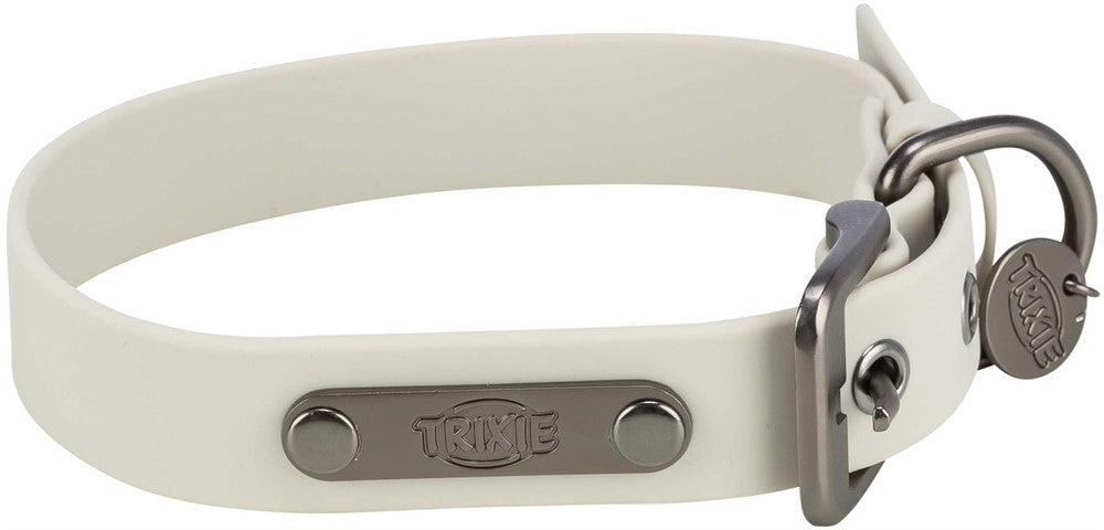 TRIXIE - citystyle halsband pvc ljusgrå l 45-52cm 25mm - halsband