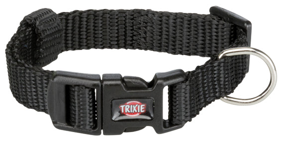 TRIXIE - premium halsband xxs-xs 15-25 cm/10 mm svart