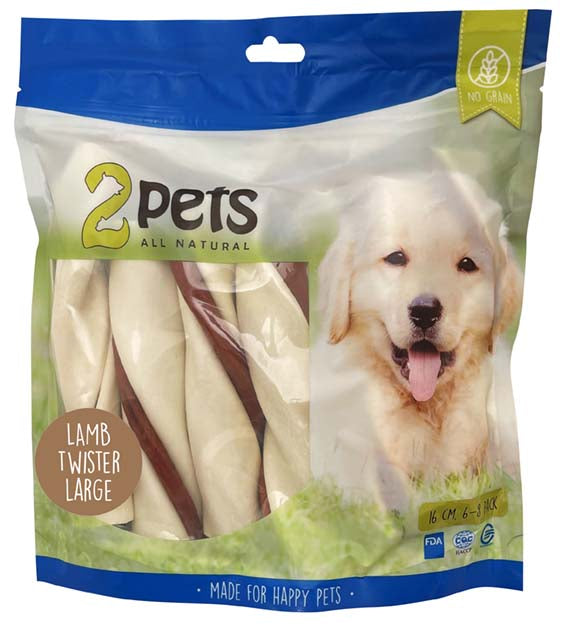 2pets - tuggtwister lamm large 500g