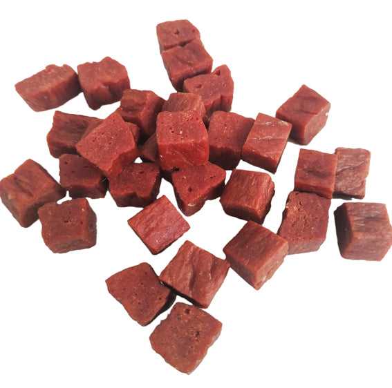 2pets - dogsnack deer cubes hundgodis 100g 1x1x1cm