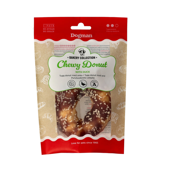 Dogman - bakery collection tugg donut med anka 10cm