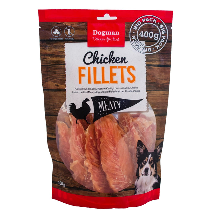 Dogman - meaty slices of chicken hundgodis