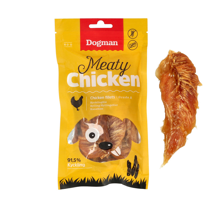 Dogman - meaty slices of chicken hundgodis