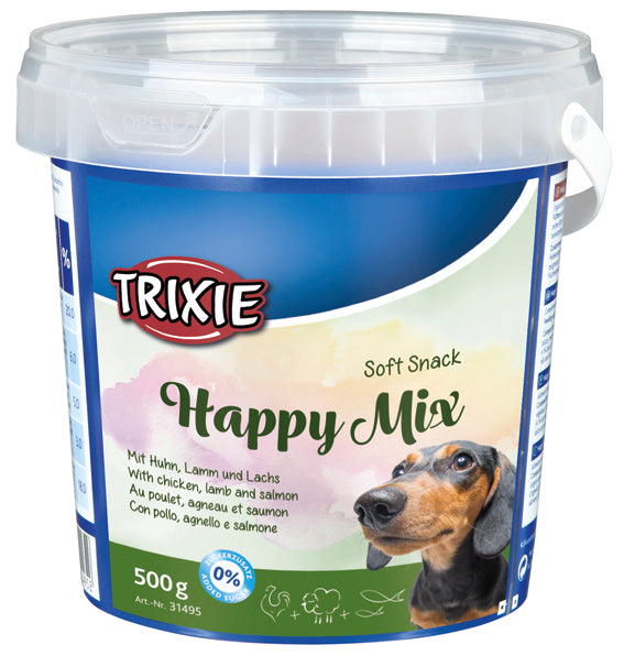 TRIXIE - soft snack happy mix 500g plasthink