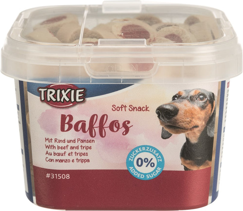 TRIXIE - soft snack baffos, 140g, plasthink