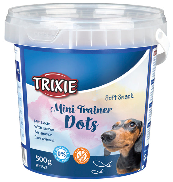 TRIXIE - soft snack mini trainer dots, 500 g plasthink