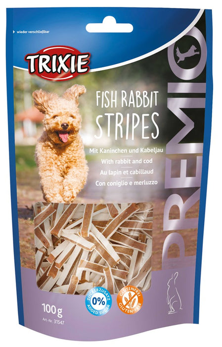 TRIXIE - premio fish rabbit stripes, 100 g