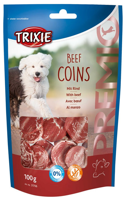 TRIXIE - premio beef coins, 100 g