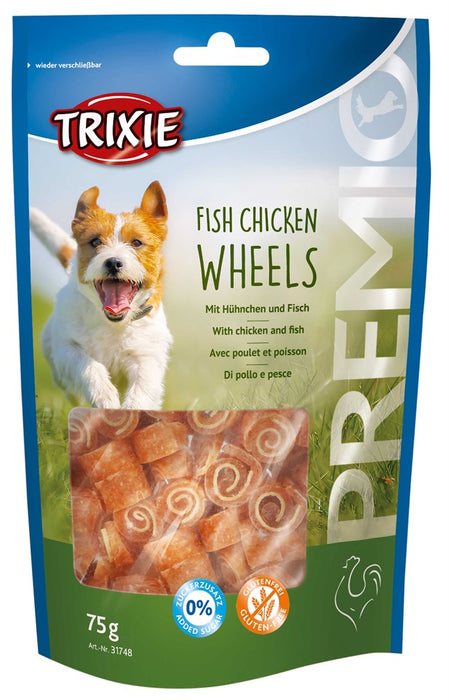 TRIXIE - premio fish chicken wheels, 75 g