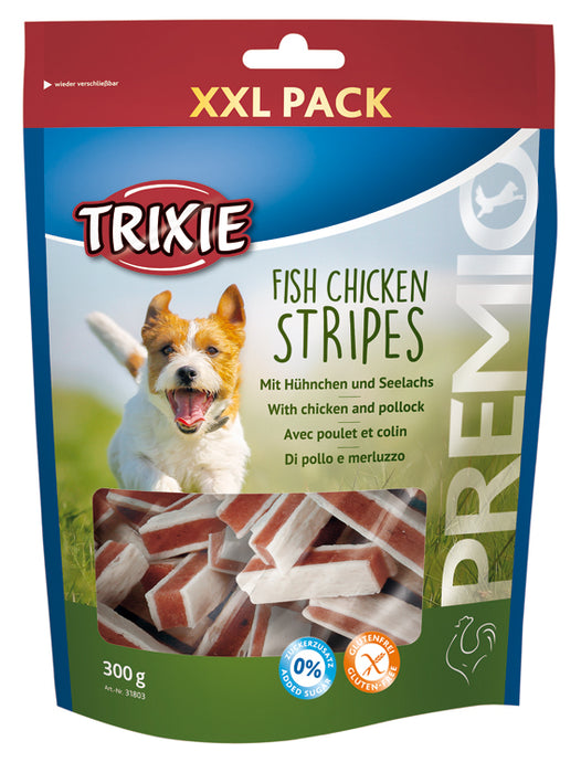 TRIXIE - premio fish chicken stripes, xxl, 300 g