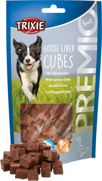 TRIXIE - premio goose liver cubes, 100 g