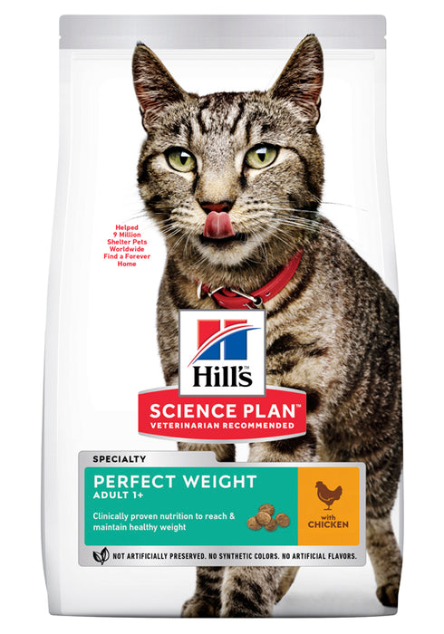 Hills - feline adult perfect weight kyckling 7kg