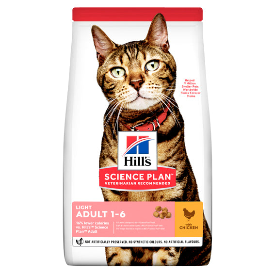 Hills - feline adult light chicken 7kg