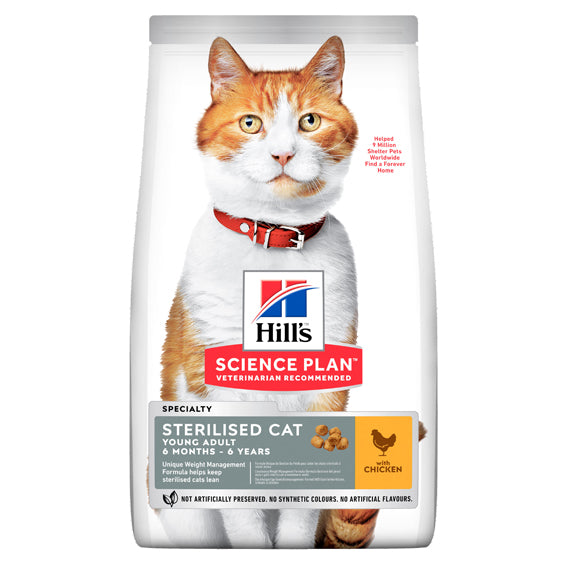 Hills - feline adult sterilised chicken 7kg