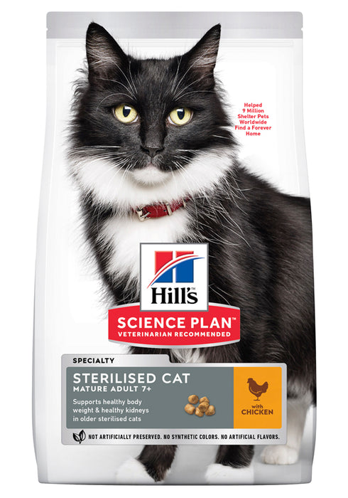 Hills - feline mature sterilised kyckling 1.5kg