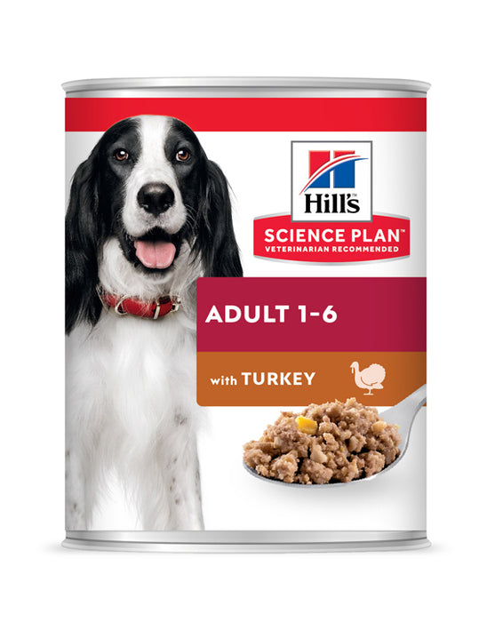 Hills - canine adult medium turkey 12x370g