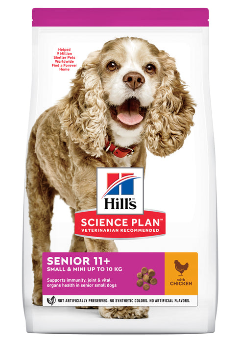 Hills - canine senior small&mini chicken 1.5kg - hundfoder