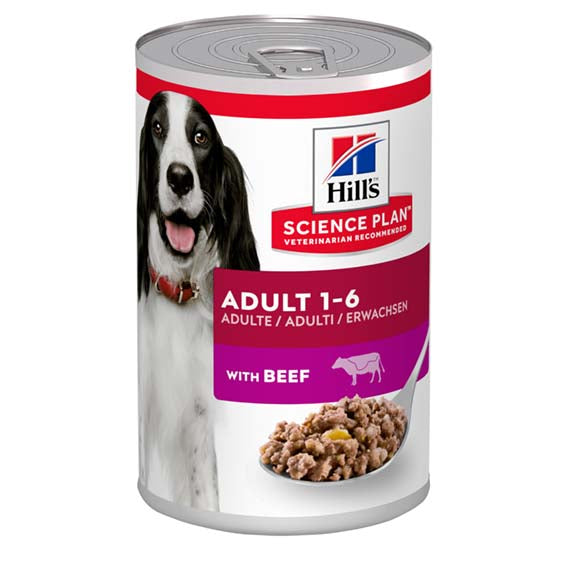 Hills - canine adult beef 12x370g