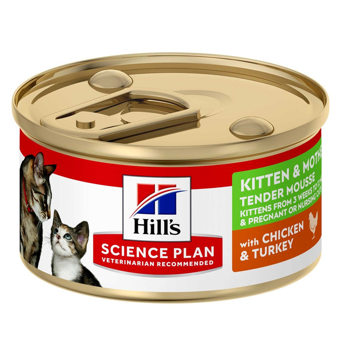 Hills - kitten & mother tender mousse chicken 24x85g