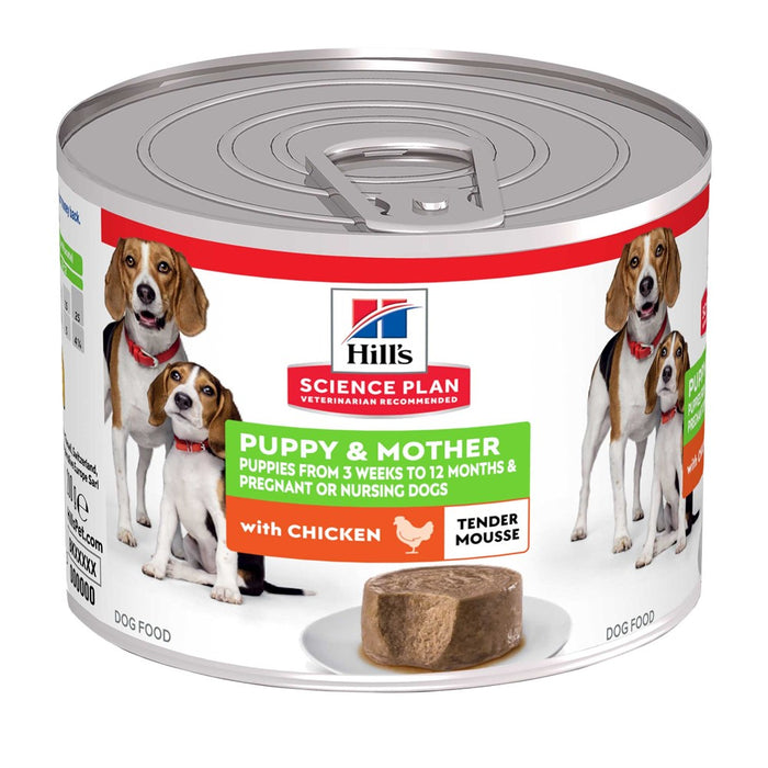 Hills - puppy & mother tender mousse chicken 12x200g