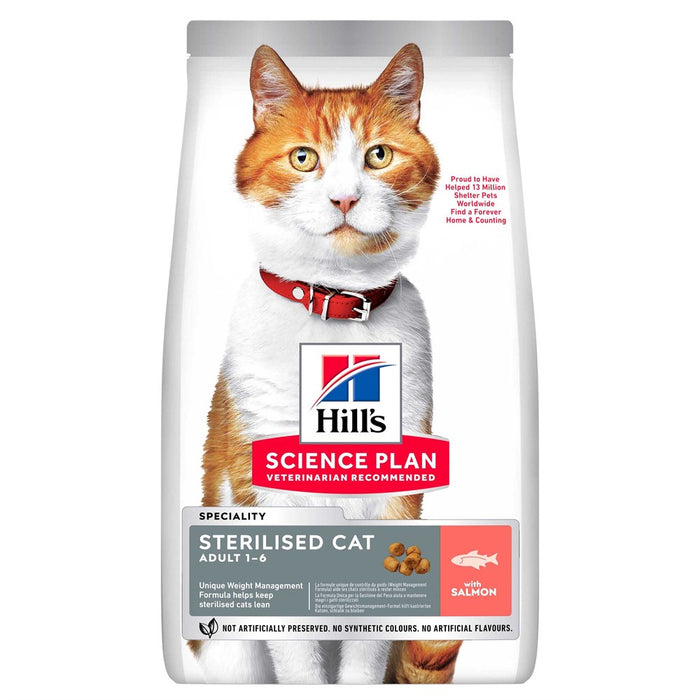 Hills - feline adult sterilised salmon 7kg