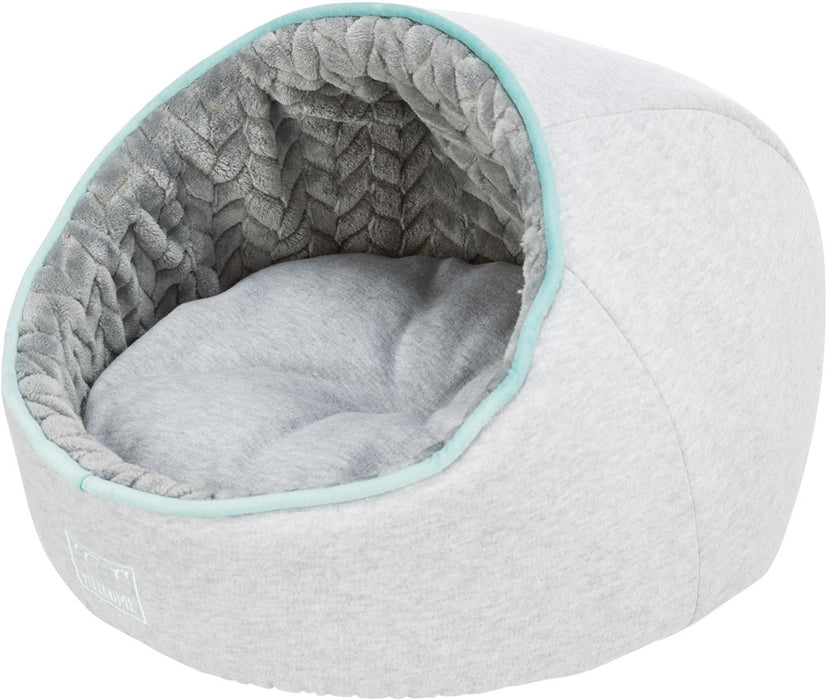 TRIXIE - junior igloo husdjurssäng ljusgrå/mintgrön ø40×27cm